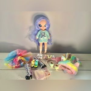 Na Na Na Surprise Doll Ultimate Surprise Rainbow Kitty Lot Clothes Shoes Comb